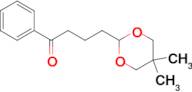 4-(5,5-dimethyl-1,3-dioxan-2-yl)butyrophenone