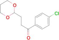 4'-Chloro-3-(1,3-dioxan-2-yl)propiophenone