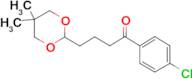 4'-chloro-4-(5,5-dimethyl-1,3-dioxan-2-yl)butyrophenone