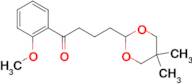4-(5,5-dimethyl-1,3-dioxan-2-yl)-2'-methoxybutyrophenone