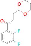 2',3'-difluoro-3-(1,3-dioxan-2-yl)propiophenone