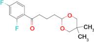 2',4'-difluoro-4-(5,5-dimethyl-1,3-dioxan-2-yl)butyrophenone