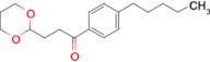 3-(1,3-dioxan-2-yl)-4'-pentylpropiophenone