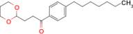 3-(1,3-dioxan-2-yl)-4'-heptylpropiophenone