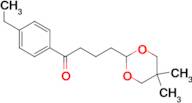 4-(5,5-dimethyl-1,3-dioxan-2-yl)-4'-ethylbutyrophenone