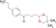 4-(5,5-Dimethyl-1,3-dioxan-2-yl)-4'-n-propylbutyrophenone