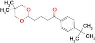 4'-tert-butyl-4-(5,5-dimethyl-1,3-dioxan-2-yl)butyrophenone