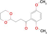 2',5'-dimethoxy-3-(1,3-dioxan-2-yl)propiophenone