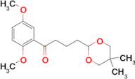 2',5'-dimethoxy-4-(5,5-dimethyl-1,3-dioxan-2-yl)butyrophenone