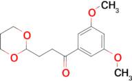 3',5'-dimethoxy-3-(1,3-dioxan-2-yl)propiophenone