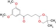 3',5'-dimethoxy-4-(5,5-dimethyl-1,3-dioxan-2-yl)butyrophenone