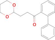 3-(1,3-dioxan-2-yl)-2'-phenylpropiophenone