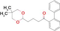 4-(5,5-dimethyl-1,3-dioxan-2-yl)-2'-phenylbutyrophenone