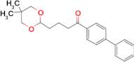 4-(5,5-dimethyl-1,3-dioxan-2-yl)-4'-phenylbutyrophenone