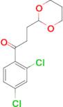 2',4'-Dichloro-3-(1,3-dioxan-2-yl)propiophenone