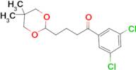 3',5'-dichloro-4-(5,5-dimethyl-1,3-dioxan-2-yl)butyrophenone