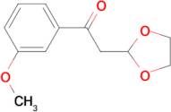 2-(1,3-Dioxolan-2-yl)-1-(3-methoxy-phenyl)-ethanone