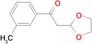 2-(1,3-Dioxolan-2-yl)-1-(3-methylphenyl)-ethanone