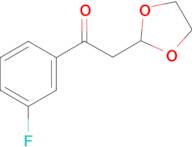 2-(1,3-Dioxolan-2-yl)-1-(3-fluoro-phenyl)-ethanone