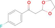 2-(1,3-Dioxolan-2-yl)-1-(4-fluoro-phenyl)-ethanone