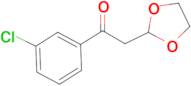 1-(3-Chloro-phenyl)-2-(1,3-dioxolan-2-yl)-ethanone