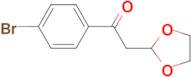 1-(4-Bromo-phenyl)-2-(1,3-dioxolan-2-yl)-ethanone