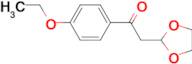 2-(1,3-Dioxolan-2-yl)-1-(4-ethoxy-phenyl)-ethanone