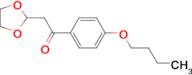 1-(4-Butoxy-phenyl)-2-(1,3-dioxolan-2-yl)-ethanone