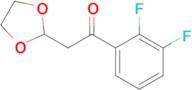 1-(2,3-Difluoro-phenyl)-2-(1,3-dioxolan-2-yl)-ethanone