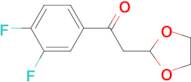 1-(3,4-Difluoro-phenyl)-2-(1,3-dioxolan-2-yl)-ethanone