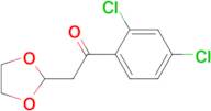 1-(2,4-Dichloro-phenyl)-2-(1,3-dioxolan-2-yl)-ethanone