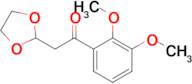 1-(2,3-Dimethoxy-phenyl)-2-(1,3-dioxolan-2-yl)-ethanone