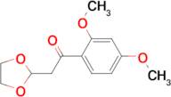 1-(2,4-Dimethoxy-phenyl)-2-(1,3-dioxolan-2-yl)-ethanone