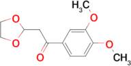 1-(3,4-Dimethoxy-phenyl)-2-(1,3-dioxolan-2-yl)-ethanone