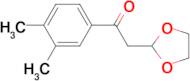 1-(3,4-Dimethyl-phenyl)-2-(1,3-dioxolan-2-yl)-ethanone