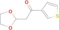 2-(1,3-Dioxolan-2-yl)-1-thiophen-3-yl-ethanone