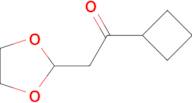 1-Cyclobutyl-2-(1,3-dioxolan-2-yl)-ethanone