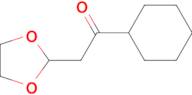 1-Cyclohexyl-2-(1,3-dioxolan-2-yl)-ethanone