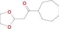 1-Cycloheptyl-2-(1,3-dioxolan-2-yl)-ethanone