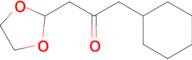 1-Cyclohexyl-3-(1,3-dioxolan-2-yl)-propan-2-one