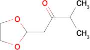 1-(1,3-Dioxolan-2-yl)-3-methyl-butan-2-one