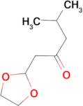 1-(1,3-Dioxolan-2-yl)-4-methyl-pentan-2-one