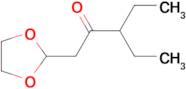 1-(1,3-Dioxolan-2-yl)-3-ethyl-pentan-2-one