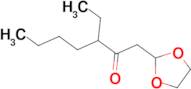 1-(1,3-Dioxolan-2-yl)-3-ethyl-heptan-2-one