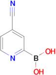 (4-Cyanopyridin-2-yl)boronic acid