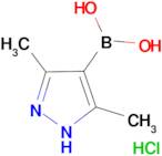 (3,5-Dimethyl-1H-pyrazol-4-yl)boronic acidhydrochloride