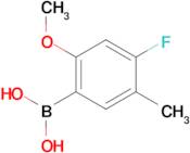 (4-Fluoro-2-methoxy-5-methylphenyl)boronic acid