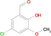 5-Chloro-2-hydroxy-3-methoxybenzaldehyde