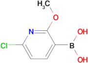 (6-Chloro-2-methoxypyridin-3-yl)boronic acid