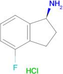 (S)-4-Fluoro-2,3-dihydro-1H-inden-1-aminehydrochloride